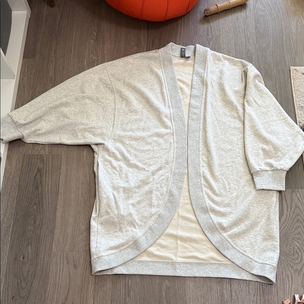 Sweaty Betty grey sweatshirt Cardigan size XL/12